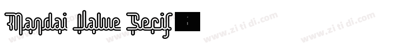 Mandai Value Serif字体转换